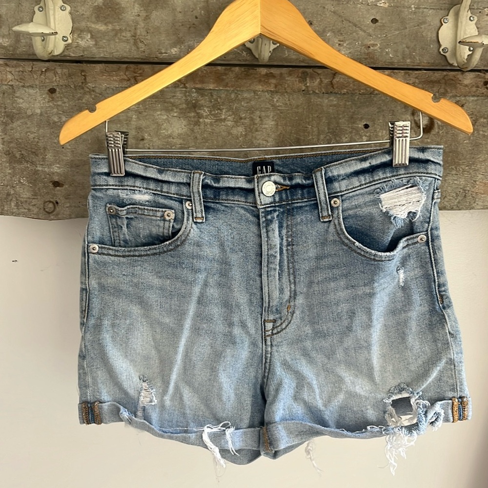 Denim cut-offs